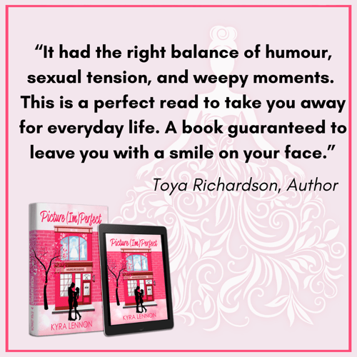 “Thank you, Kyra, for a lovely feel-good story that should be on Hallmark or Lifetime!” (2)